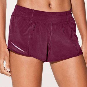 Lululemon Hotty Hot Short II-Deep Luxe Sz 4